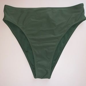 High waisted bikini bottoms